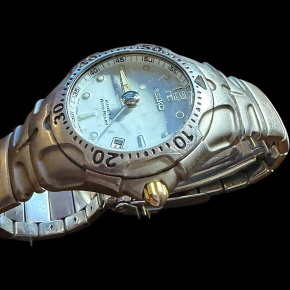 Seiko Kinetic Auto Relay 5J22-0A50 Men\'s Stainless Steel Diver Watch 20 BAR main image 3